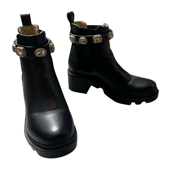 Steve Madden Black Amulet Ankle Booties - Picture 2 of 9